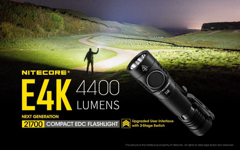 Nitecore E4K Zaklamp